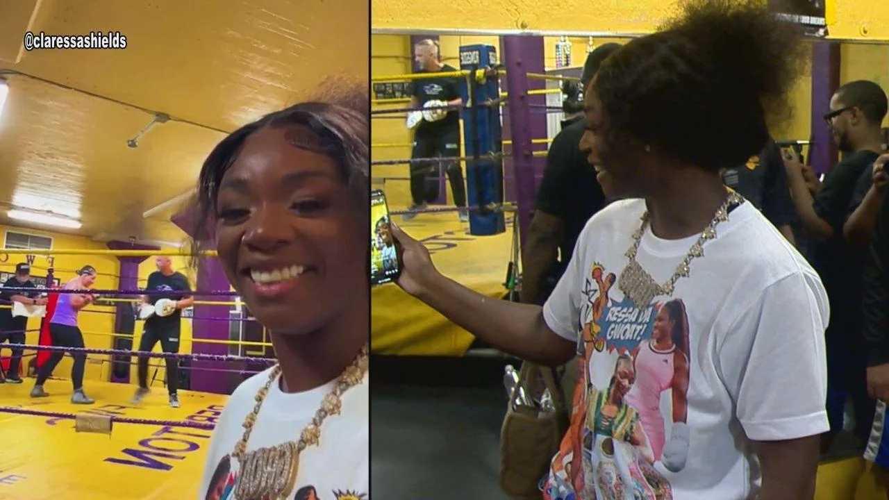 Claressa Shields gets front row seat to upcoming opponent’s workout